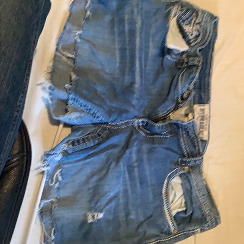 blue Short shorts